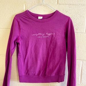 Purple Sweater Koaj and Aeropostale vest